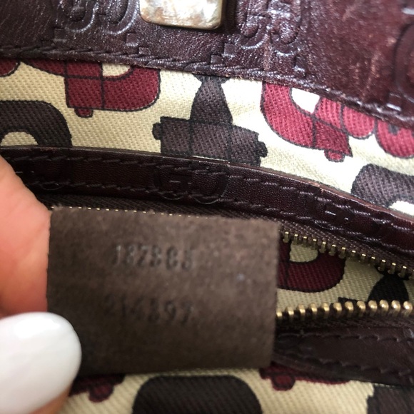 Authentic Guccissima fromChocolate Suede Bag - Picture 8 of 9